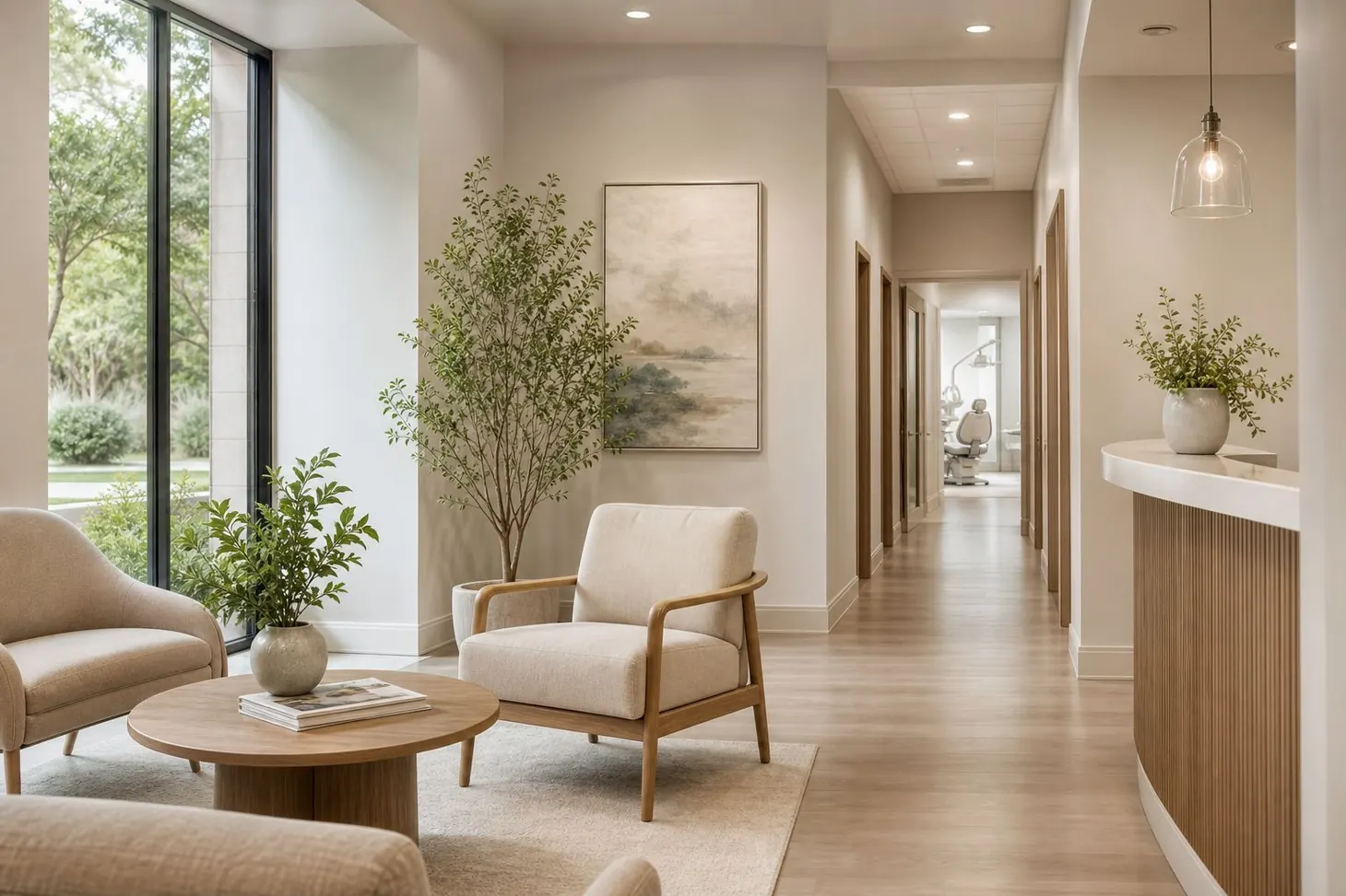 Comfortable sedation dentistry treatment room in Greenville SC