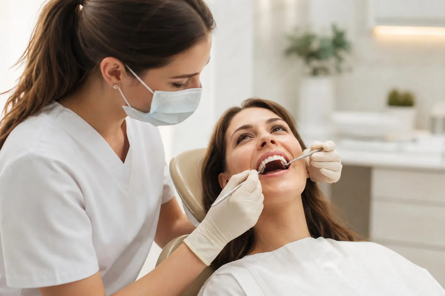 Routine dental cleaning and exam in Greenville, SC